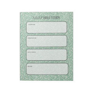 Bloco de Notas de Estudo Bíblico SOAP