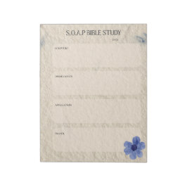 Bloco de Notas de Estudo Bíblico SOAP