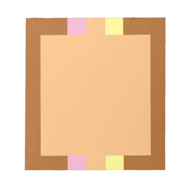 Bloco de Notas de Faixa Retroativa (Múltiplo Laran (Frente)