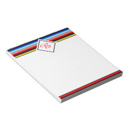 Bloco de notas de fitas de serape brilhantes