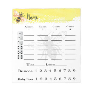 Bloco de Notas de Folhas de Núcleo Bunco