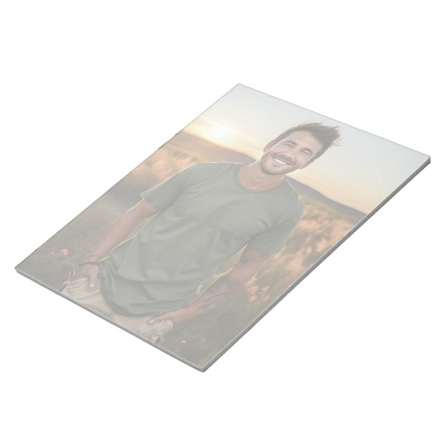 Bloco de Notas de Foto Personalizado (Inclinado)