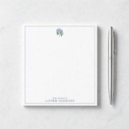 Bloco de Notas de Hidrangea Azul 'Da Mesa De'