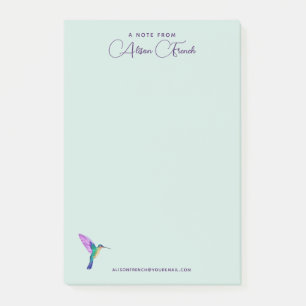 Bloco de Notas de Hummingbird Personalizado