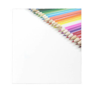 Bloco de Notas de Lápis Colorido