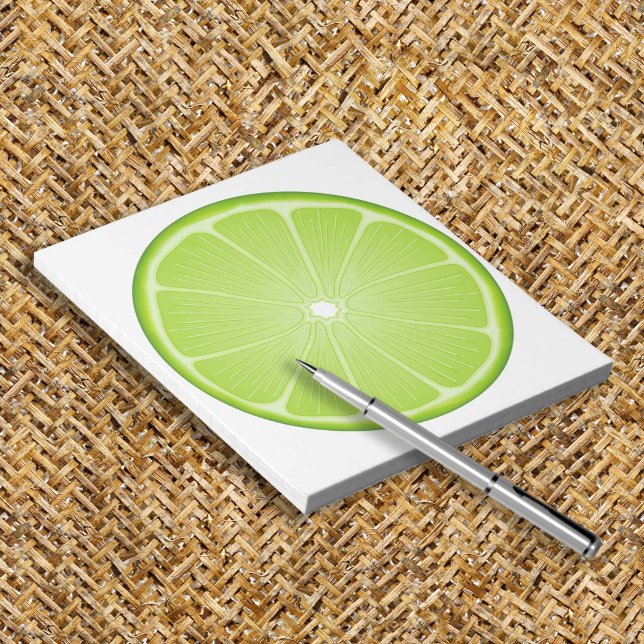 Bloco de Notas de Limão para Festa de Margarita (Margarita Party Lime Notepad
Keep your party plans organized!)