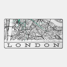 Bloco De Notas De Londres Mapeado