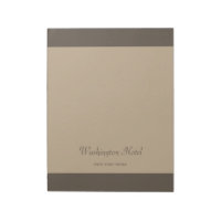 Bloco de Notas de Madeira Grande Personalizado