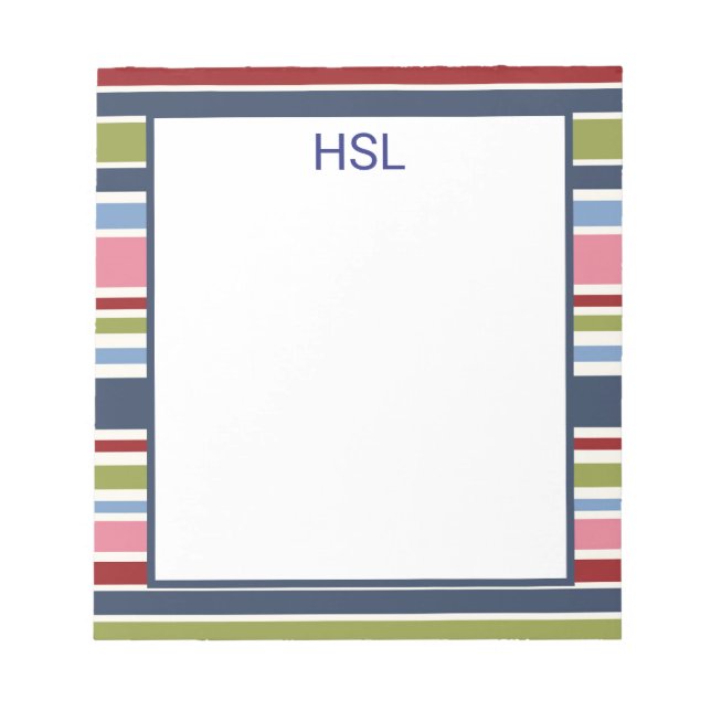 Bloco de notas de matizes profundos de distribuiçã (Frente)