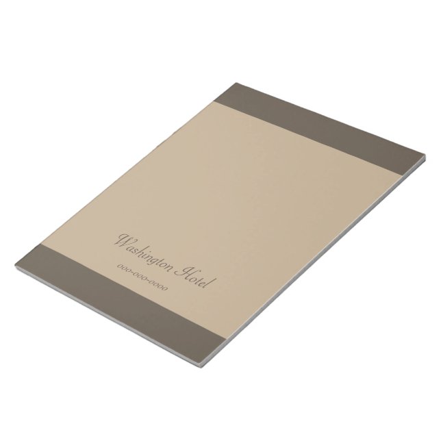 Bloco de Notas de Mesa Grande Personalizado (Inclinado)