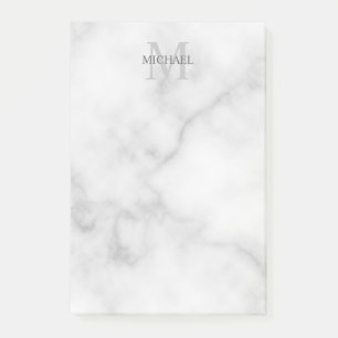 Bloco de Notas de Monograma e Nome Personalizado