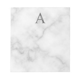 Bloco de Notas de Monograma e Nome Personalizado