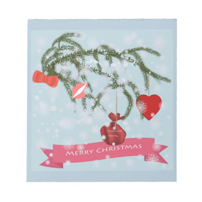 Bloco de Notas de Natal (Frente)