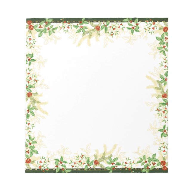 Bloco de notas de Natal bonito (Frente)