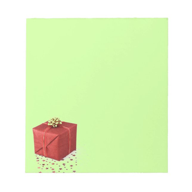 Bloco de Notas de Natal Presente (Frente)