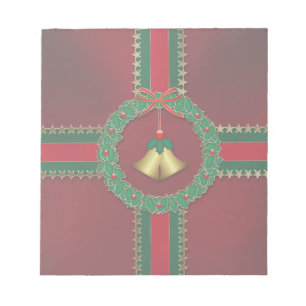 Bloco de Notas de Natal Stars and Strips