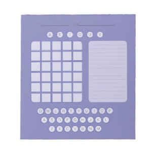 Bloco de notas de parafuso inativo - Lavanda