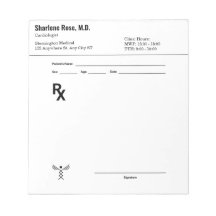 Bloco de Notas de Prescrição Personalizado - Douto