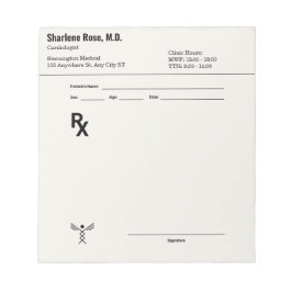 Bloco de Notas de Prescrição Personalizado - Douto