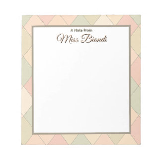 Bloco De Notas De Professores Personalizado - Uma