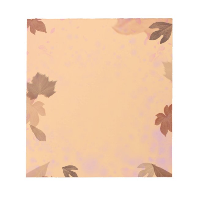 Bloco de Notas de Queda (Frente)