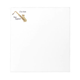 Bloco de Notas de Saxofone