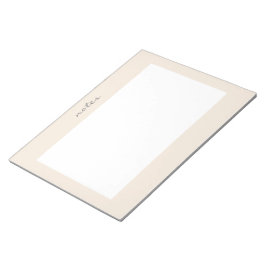 Bloco de Notas de Script de Quadro de Pêssego