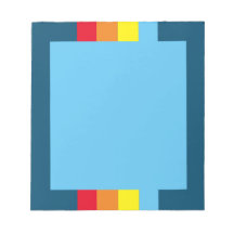 Bloco de notas de tiras retrorreflectoras (Marinho