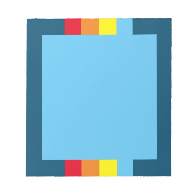 Bloco de notas de tiras retrorreflectoras (Marinho (Frente)