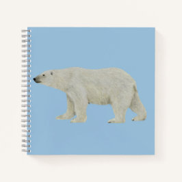 Bloco de notas de urso polar