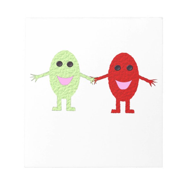 Bloco de Notas de Uvas de Amizade (Frente)