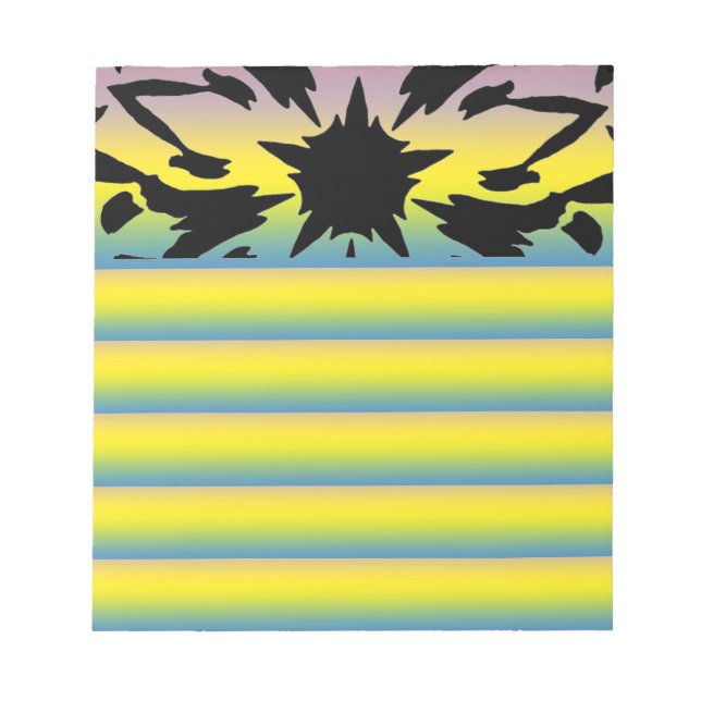 Bloco de notas de ventilador gráfico (Frente)