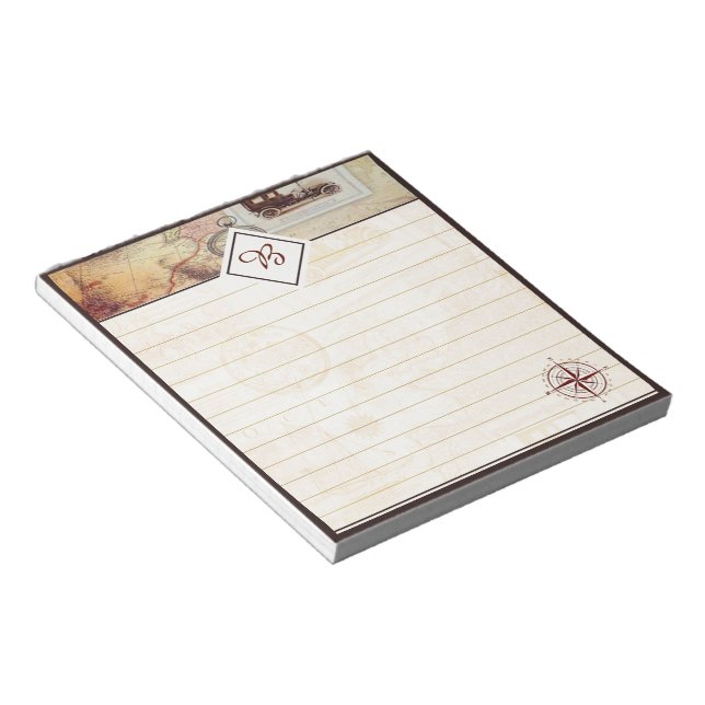 Bloco de Notas de Viagem (Inclinado)