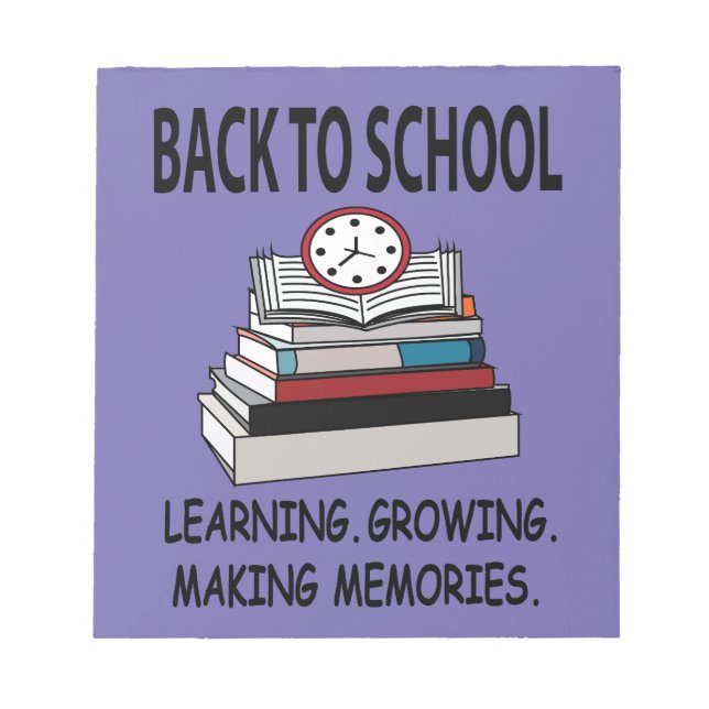 Bloco De Notas De Volta À Escola (Frente)