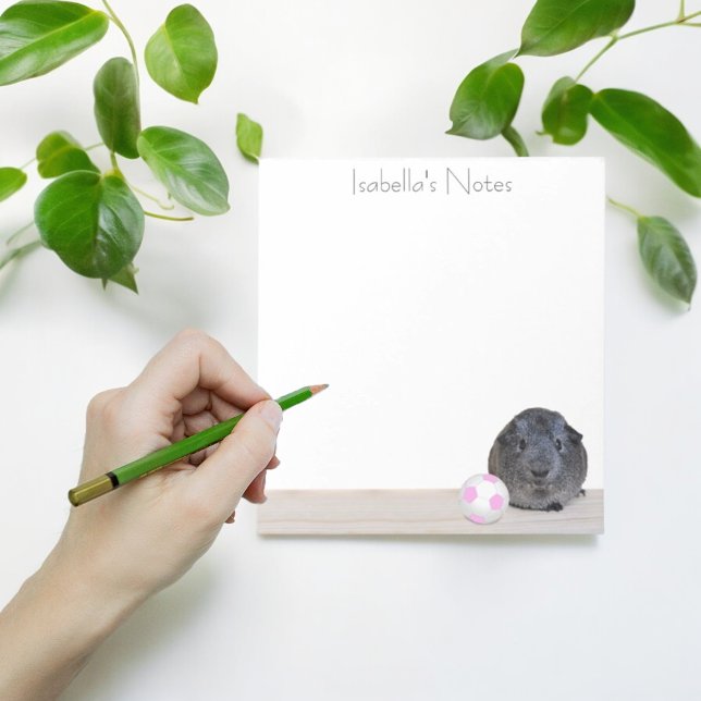 Bloco De Notas De Volta À Escola Guiné Cozinha Cozinhada Bola De  (Cute custom sticky notes)