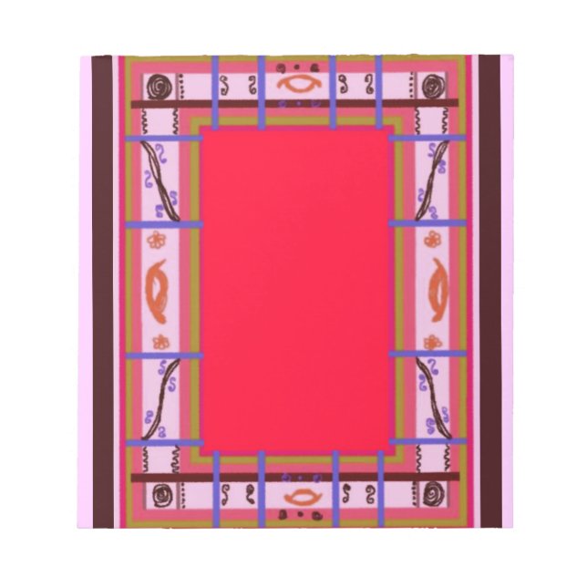 Bloco de notas de Xadrez curva (Frente)