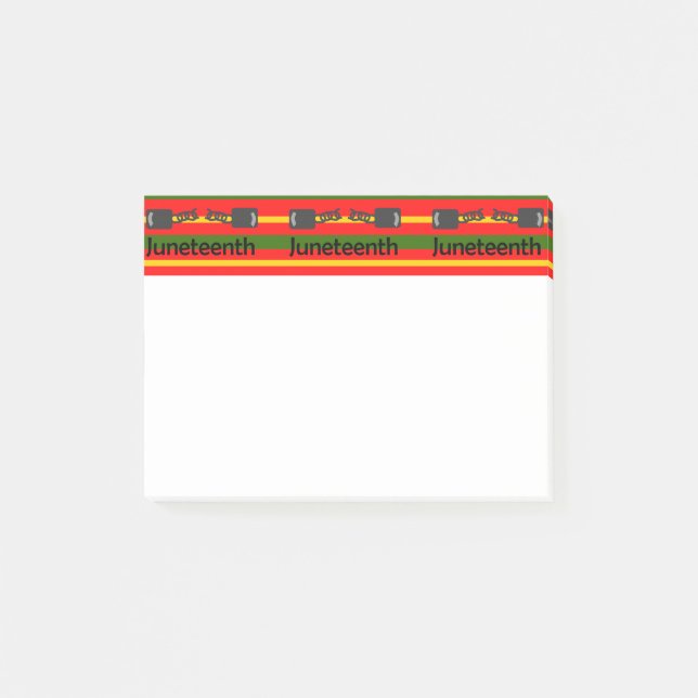 Bloco De Notas Décimo de Junto Striped (Frente)