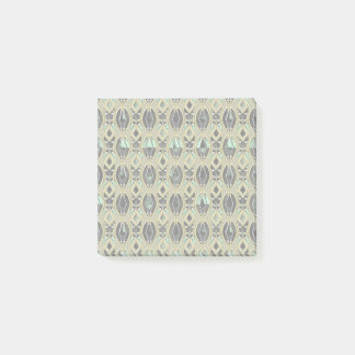 Bloco De Notas Deco de Arte Dourada e Esmeralda