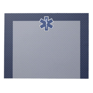 Bloco De Notas Decor S Médico de Emergência Paramédica Estrela