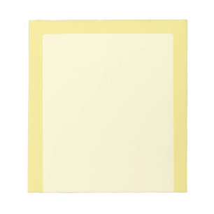 Bloco De Notas Decoração amarelo macio e pastel pronta para perso