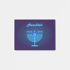 Bloco De Notas Decoração de festival de luzes do Menorá de Hanukk