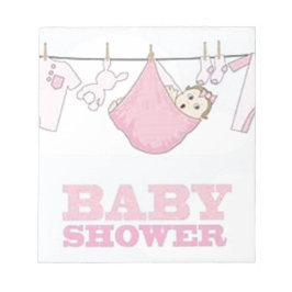 BLOCO DE NOTAS DECORAÇÃO DOS ARTIGOS DO PARTIDO DO BEBÉ