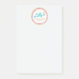 Bloco De Notas Decorador de cookies ou Cupcakes