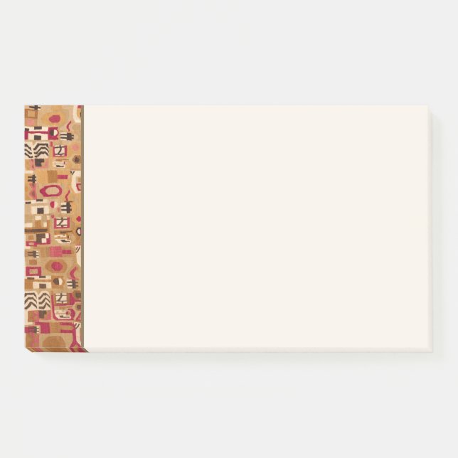 Bloco De Notas Decorativo Moderno Abstrato (Frente)