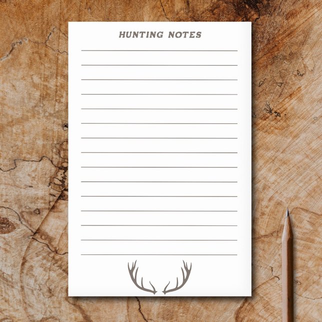 Bloco De Notas Deer Antlers (Deer Antlers Post-it Notes)