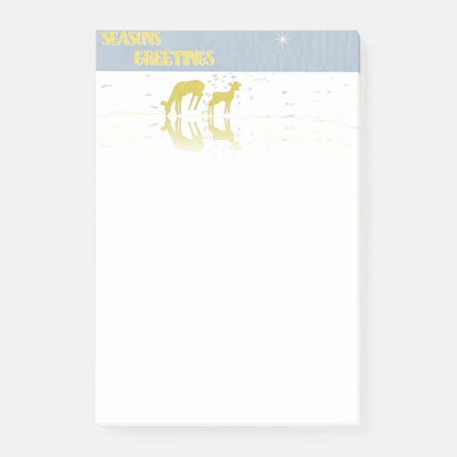 Bloco De Notas Deer Refletion (Frente)