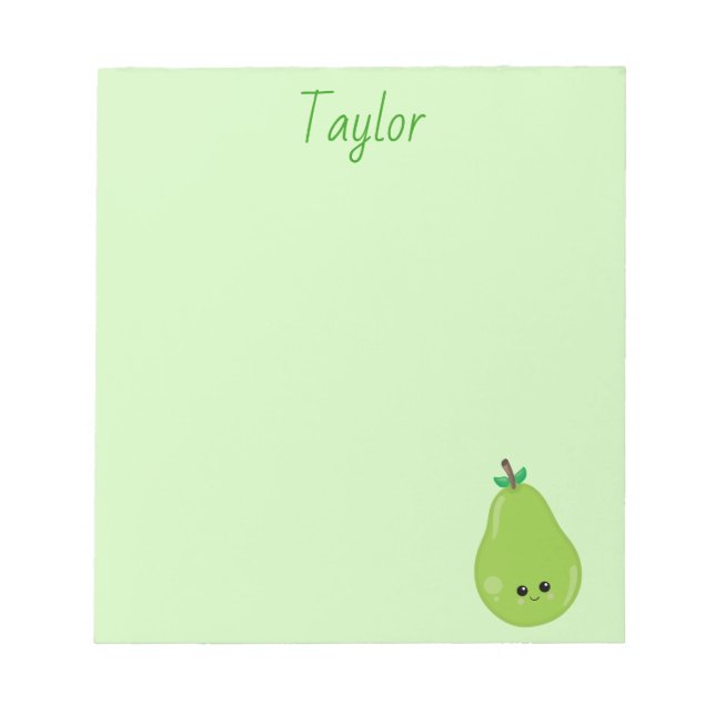 Bloco De Notas Delicioso Pear Green (Frente)