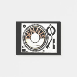 BLOCO DE NOTAS DENNIS TURNTABLE