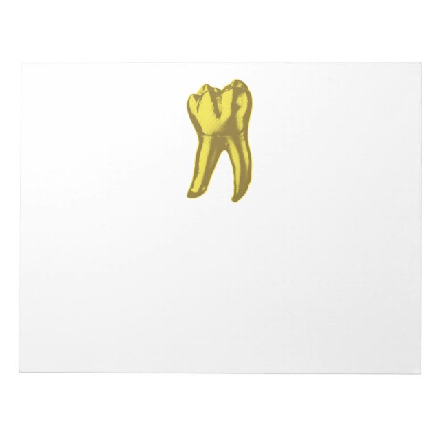 Bloco De Notas Dente de Ouro (Frente)