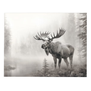 Bloco De Notas Descoberta de Animais Selvagens de Arte de Tinta N